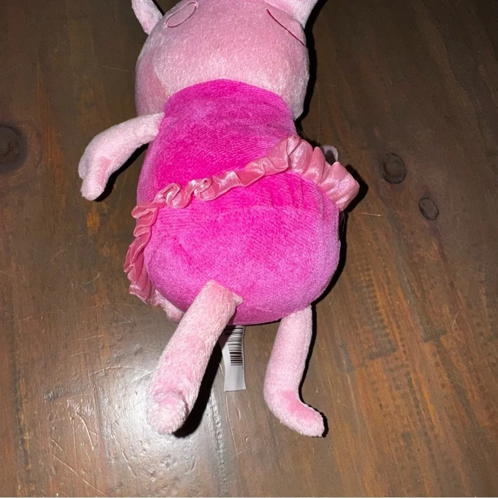Peppa Pig Pink Dress Stuffed Plush Animal Doll 12” Hasbro 2023 EUC